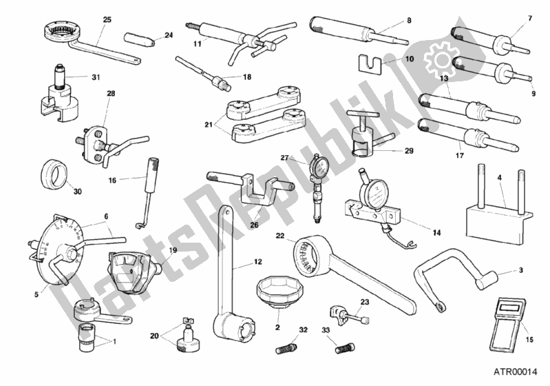 All parts for the Workshop Service Tools, Engine of the Ducati Superbike 996 SPS III 2000